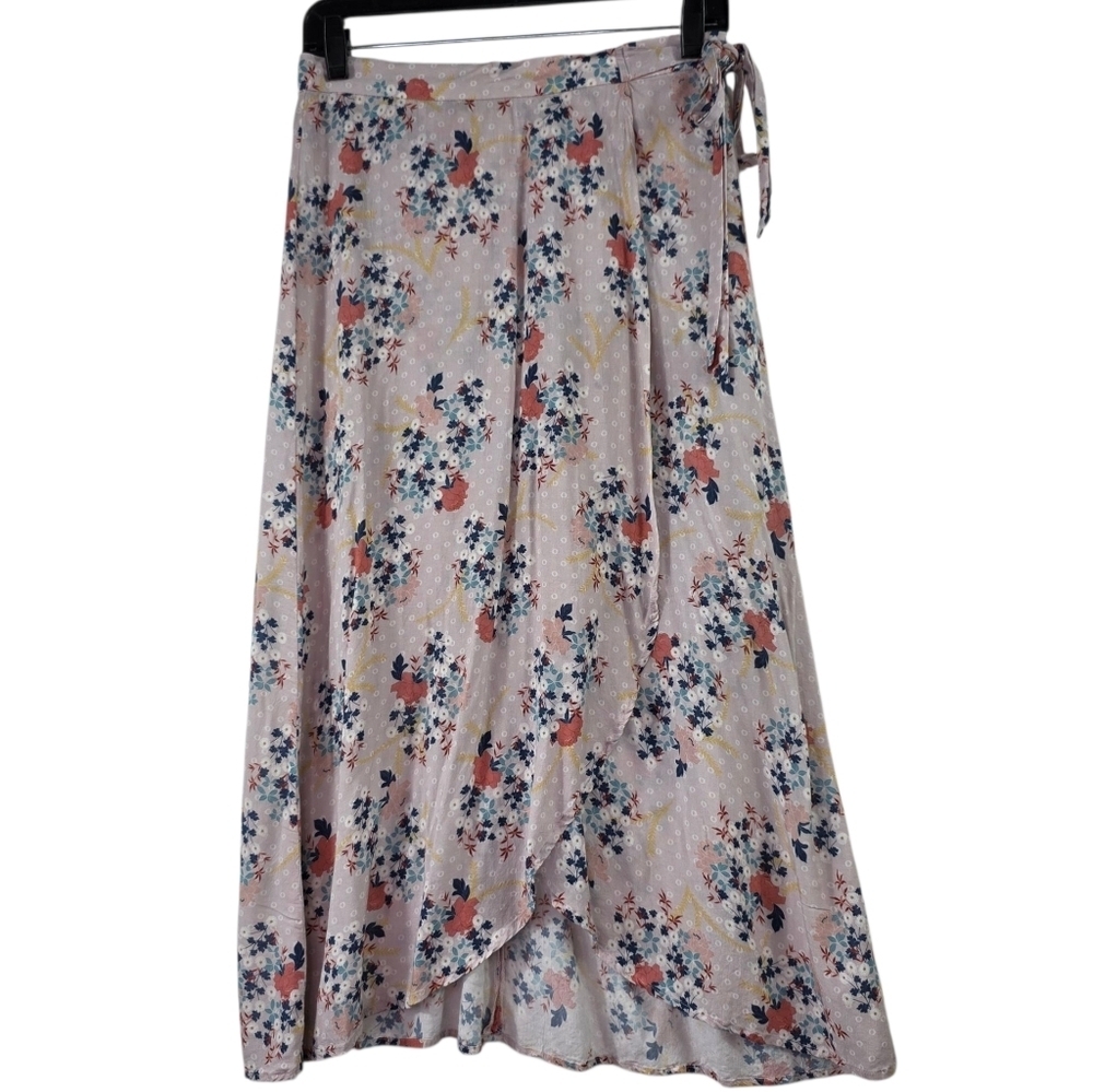 Velvet vy Graham & Spencer Floral wrap midi skirt